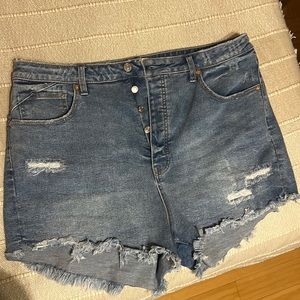 Free People Cut Off denim Shorts